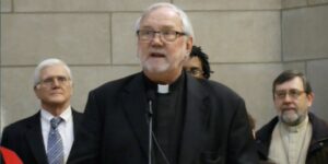 Rev. Keith Nelson, a retired Lutheran pastor, urged Nebraska State Senators to support LB 472, the Medicaid Redesign Act.