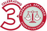 30th anniversay NE Appleseed logo